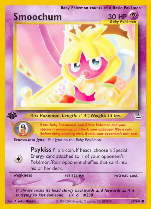 Smoochum card art