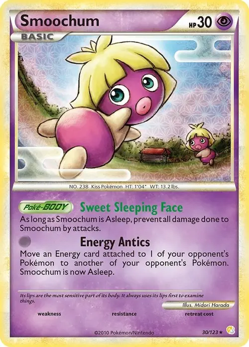 Smoochum card art