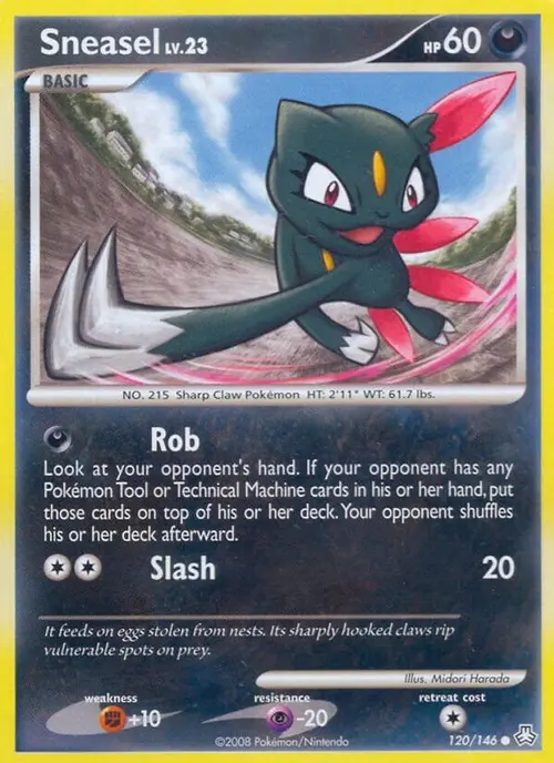 Sneasel card art