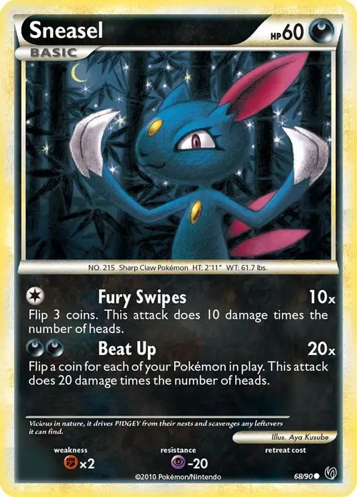Sneasel card art
