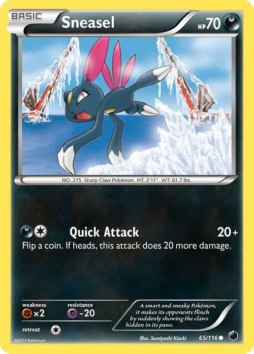 Sneasel card art