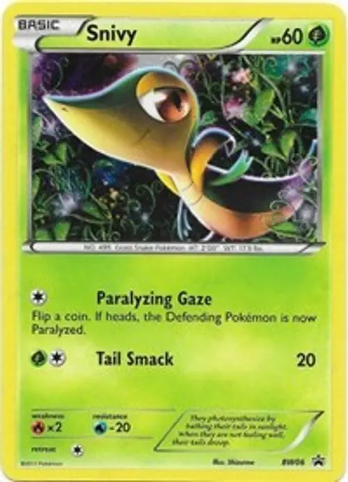Snivy - BW06 card art