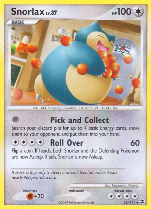 Snorlax (33) card art
