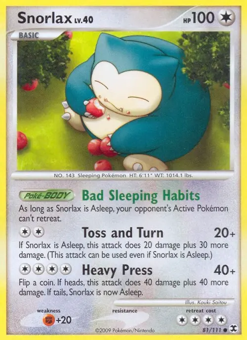 Snorlax (81) card art