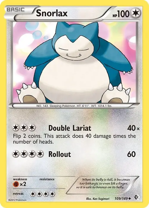 Snorlax card art