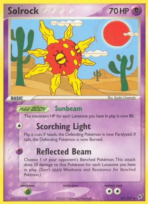 Solrock card art