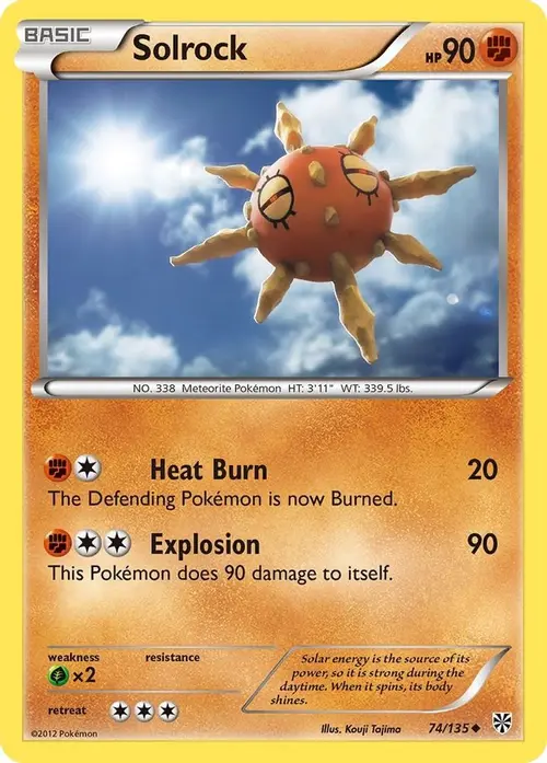 Solrock card art