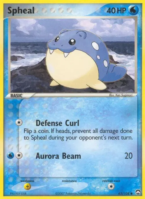 Spheal card art