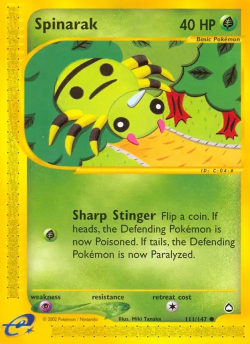 Spinarak (111) card art