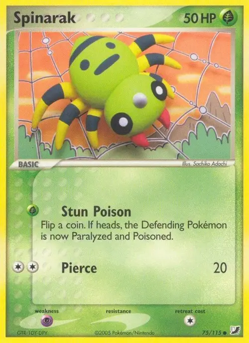 Spinarak card art