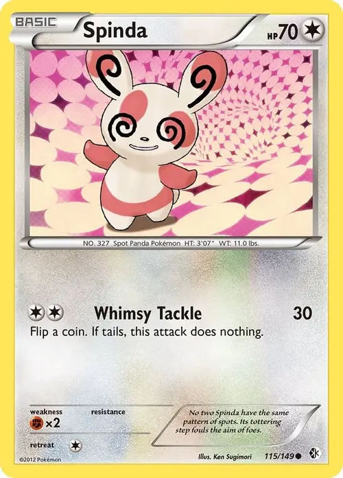 Spinda card art
