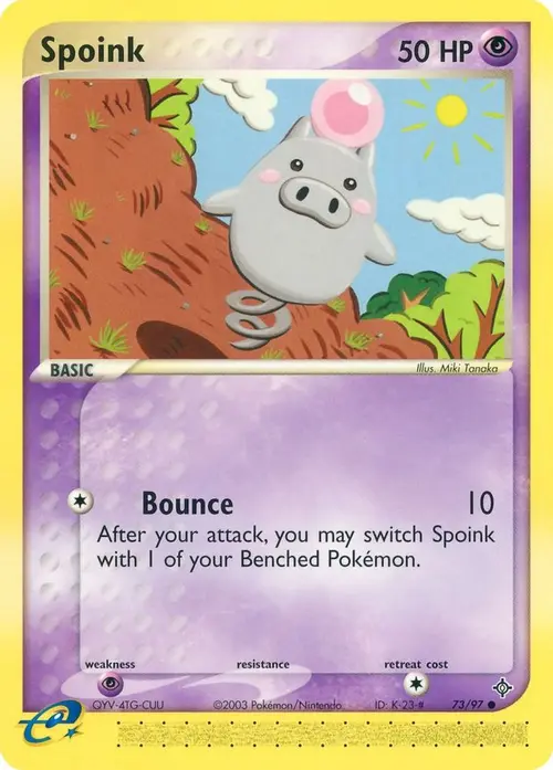 Spoink - 73/97 card art