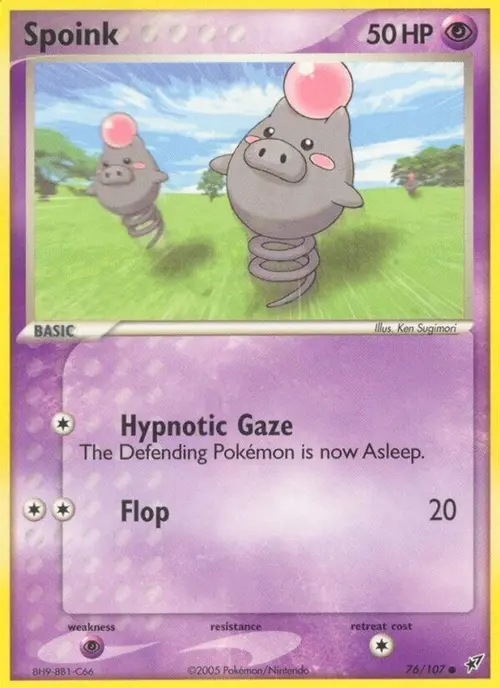 Spoink card art