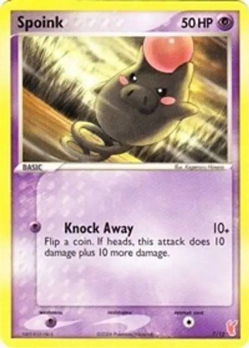Spoink card art