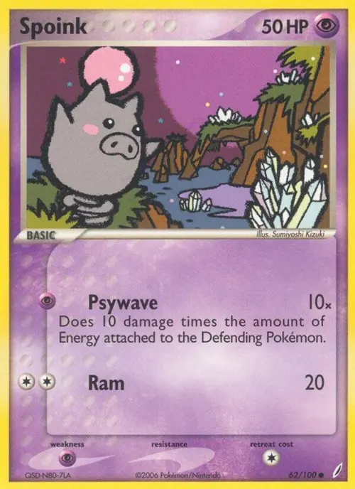 Spoink card art