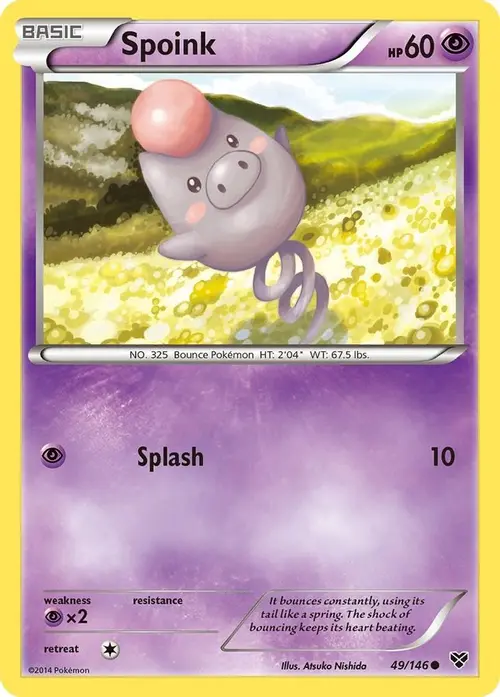 Spoink card art