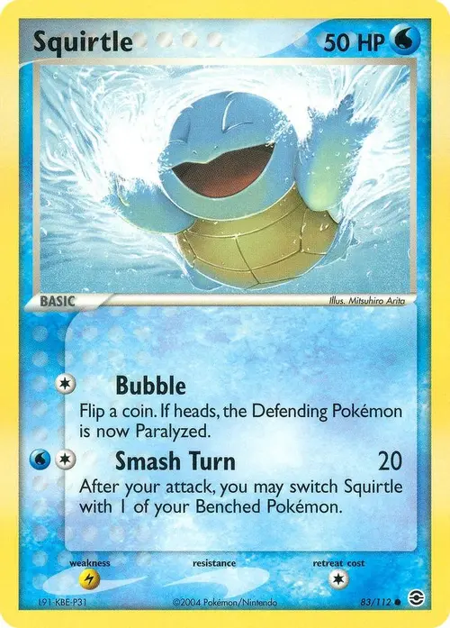Squirtle - 083/112 card art