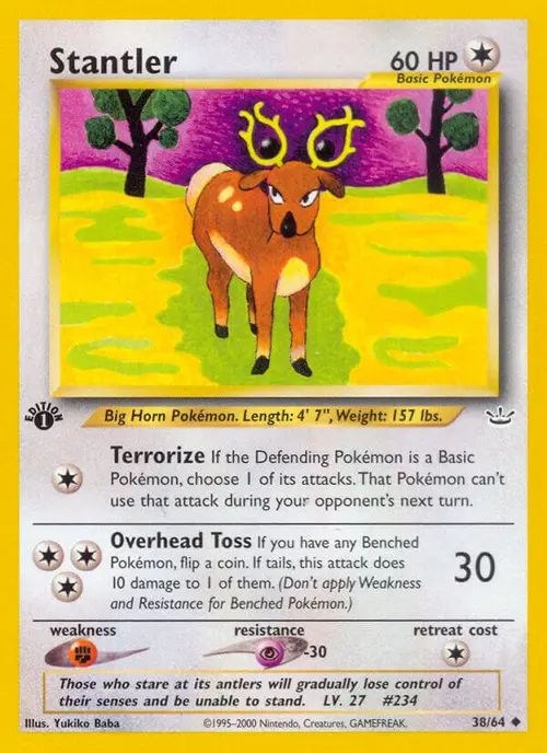 Stantler card art