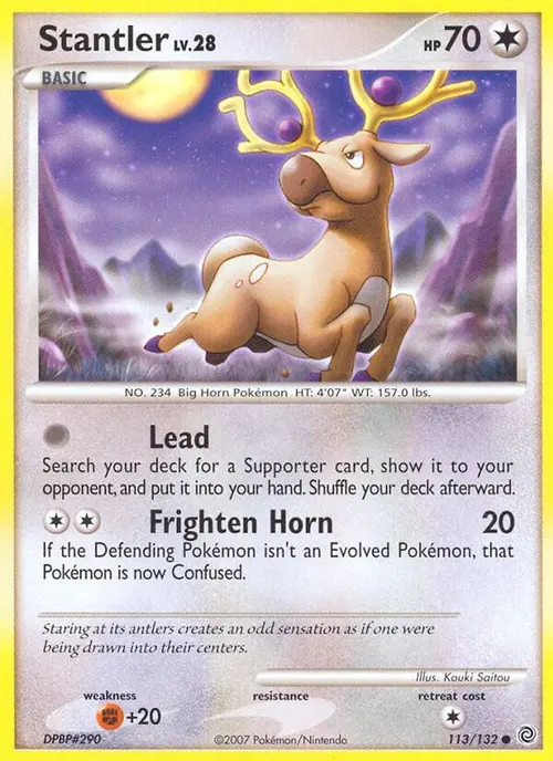 Stantler card art