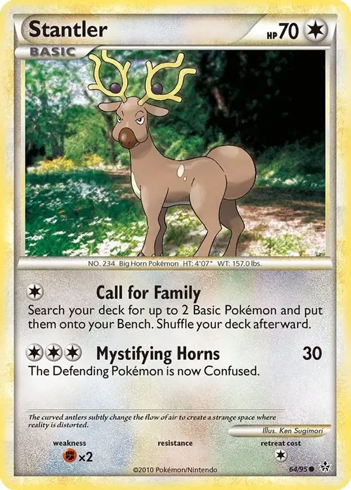 Stantler card art