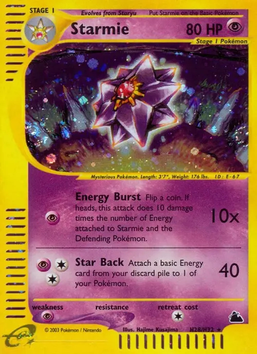 Starmie (H28) card art