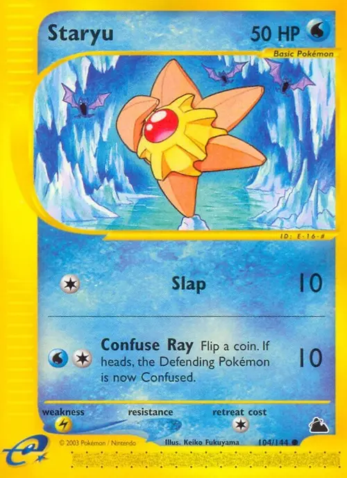 Staryu (104) card art