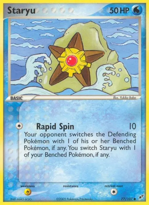 Staryu card art