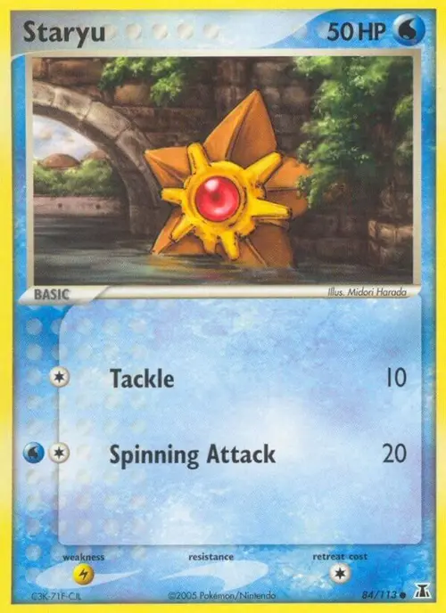 Staryu - 084/113 card art