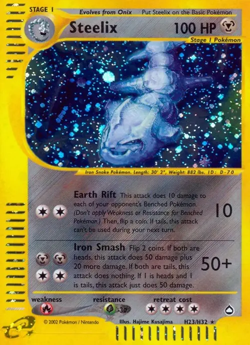 Steelix (H23) card art