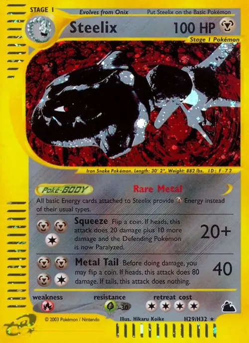Steelix (H29) card art