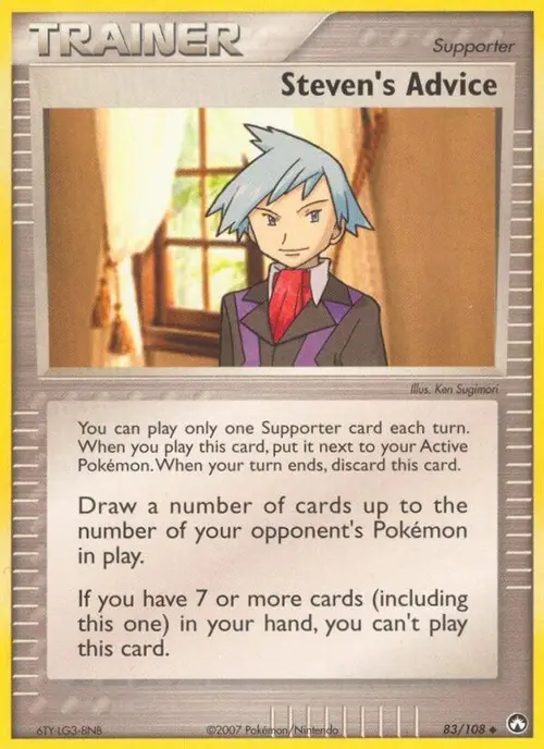 Steven's Advice card art