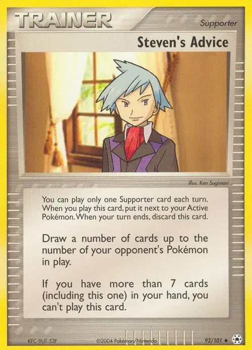Steven's Advice card art