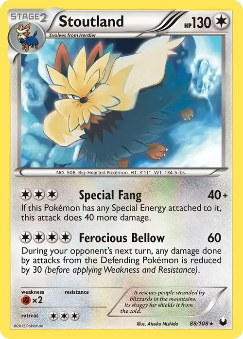 Stoutland card art