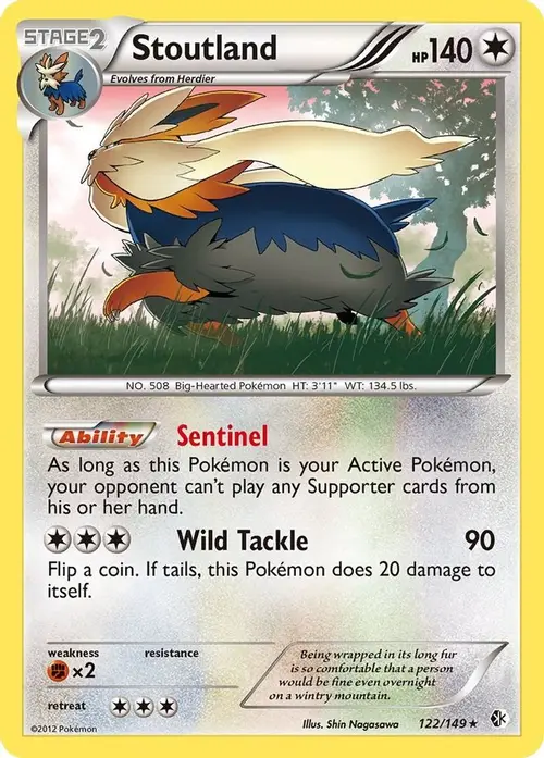 Stoutland card art