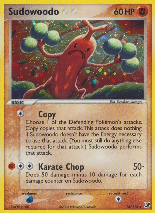 Sudowoodo card art
