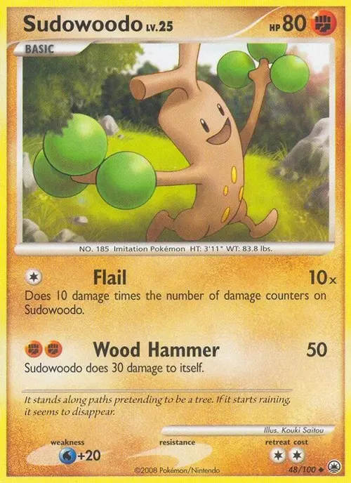 Sudowoodo card art