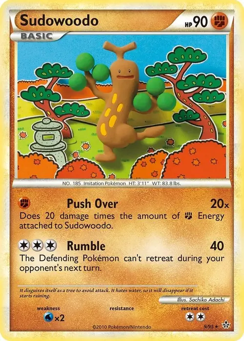 Sudowoodo card art