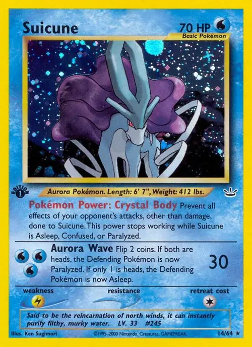 Suicune (14) card art