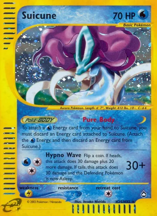 Suicune (H25) card art