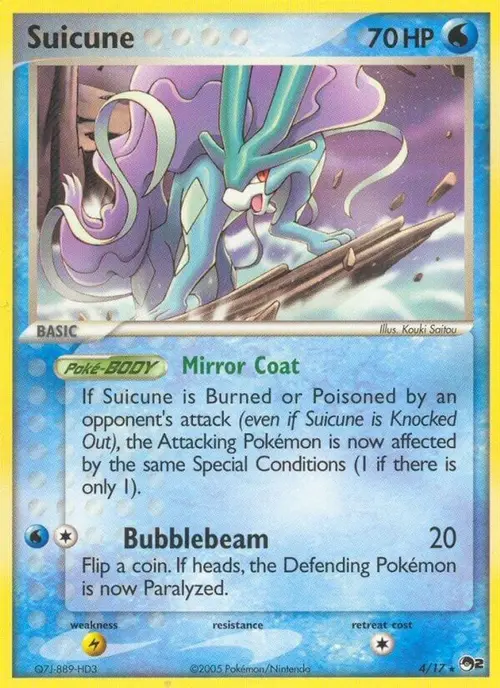 Suicune card art