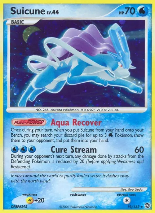 Suicune card art