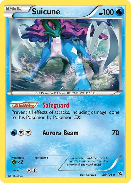 Suicune card art