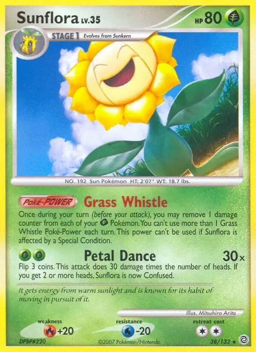 Sunflora card art