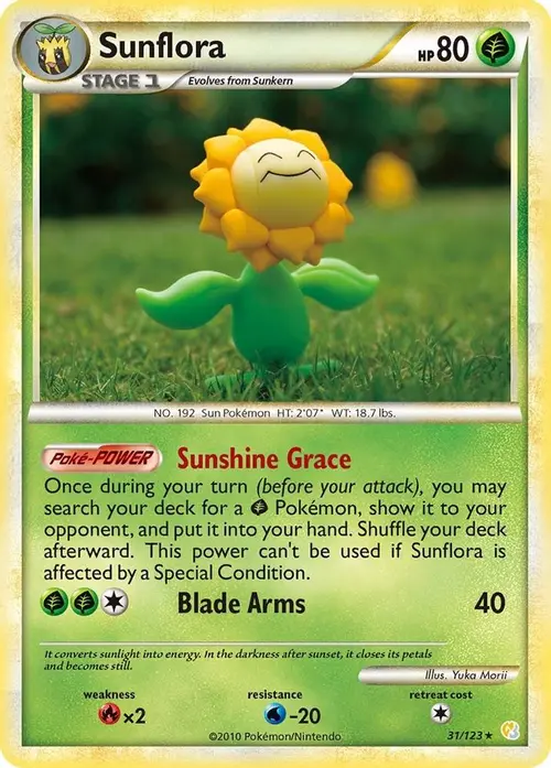 Sunflora card art