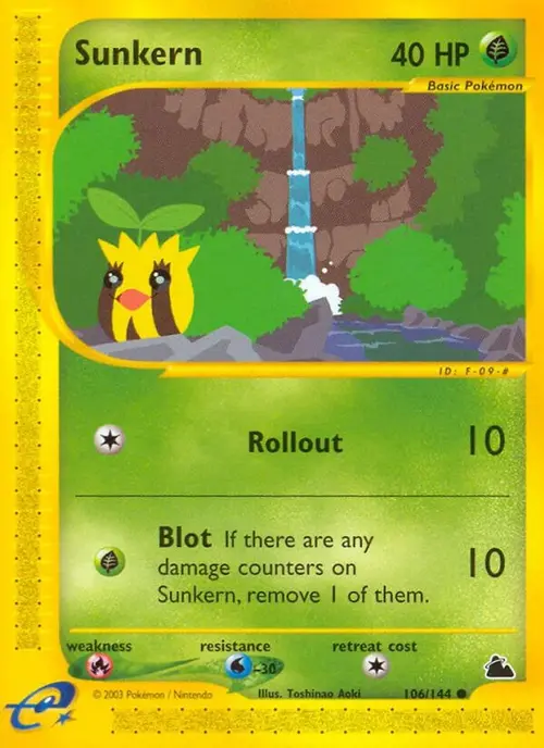 Sunkern card art