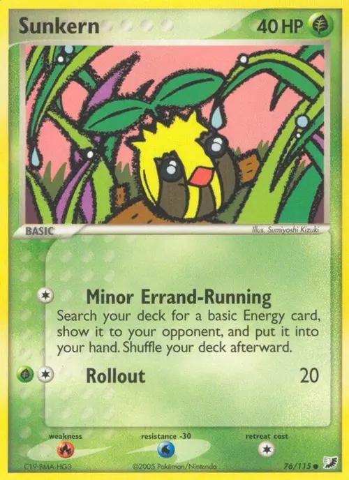 Sunkern card art