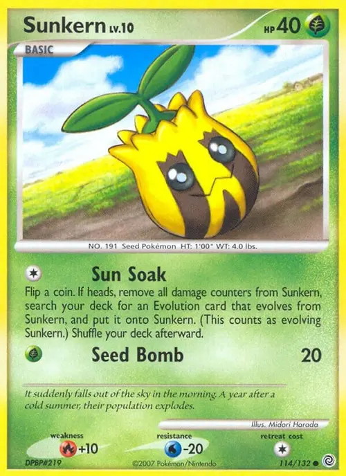 Sunkern card art