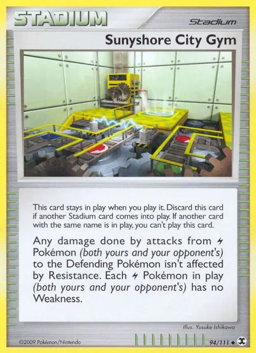 Sunyshore City Gym card art