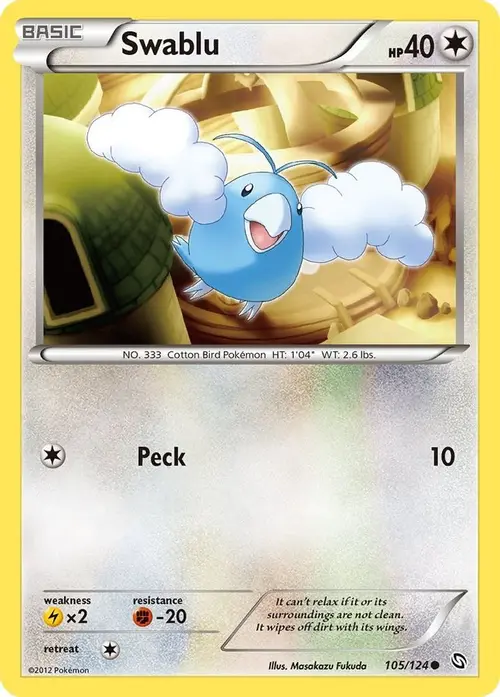 Swablu (105) card art