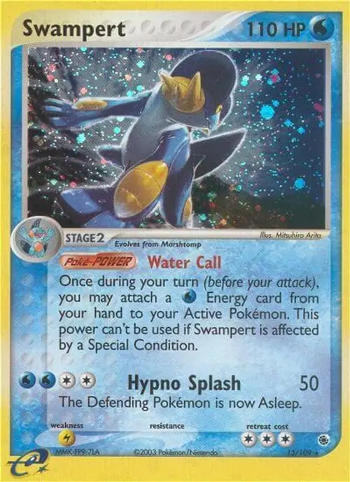 Swampert - 13/109 card art